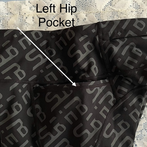 Halle Berry Sweaty Betty the re-spin edit Jinx power workout black grey leggings - Picture 10 of 12